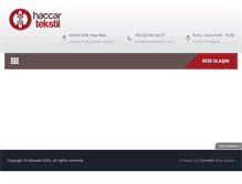 Tablet Screenshot of haccartekstil.com